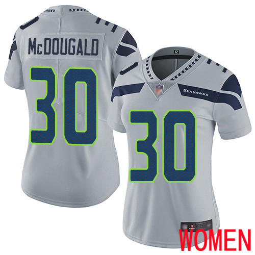 Seattle Seahawks Limited Grey Women Bradley McDougald Alternate Jersey NFL Football 30 Vapor Untouchable